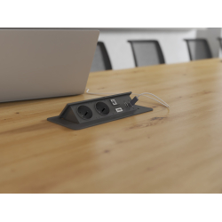 Krzesła Vienna (18 szt ) i Stół konferencyjny 500x138cm MEDISON 18